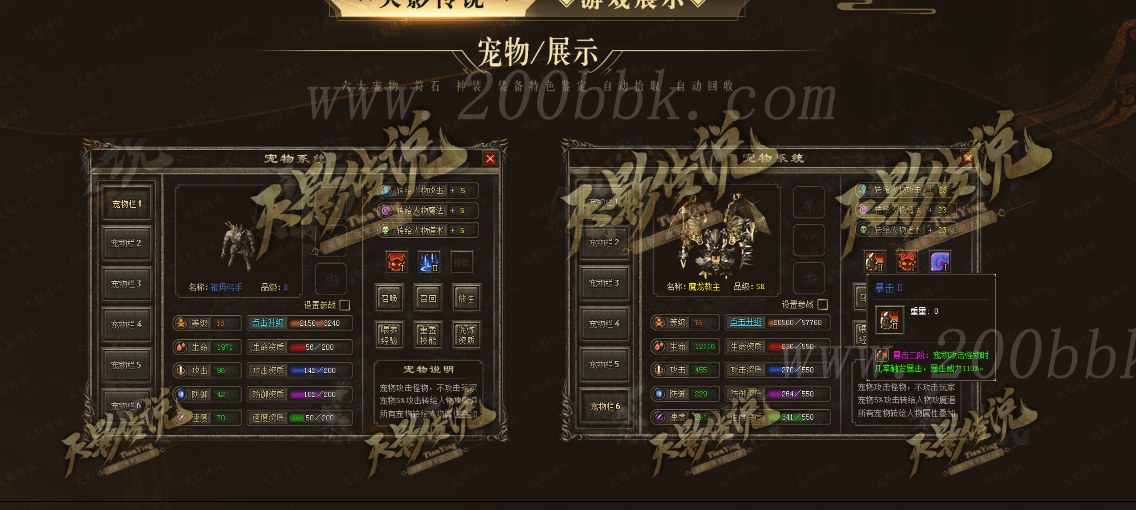 1月天影传说传奇服务端-带光柱--特色神技-神装系统-特色BUFF-宠物系统-素材高清-翎风 - 翎风