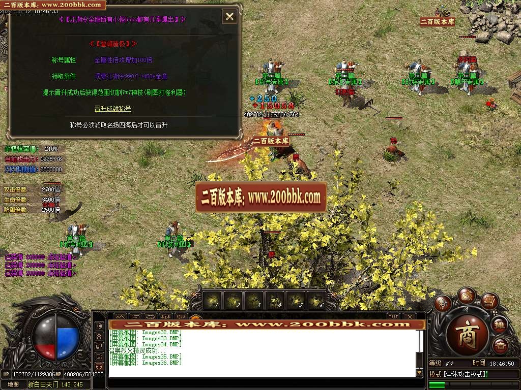 07月阿飞倍攻专属单职业商业一条龙版本库-传奇单机版-GOM引擎 - GOM